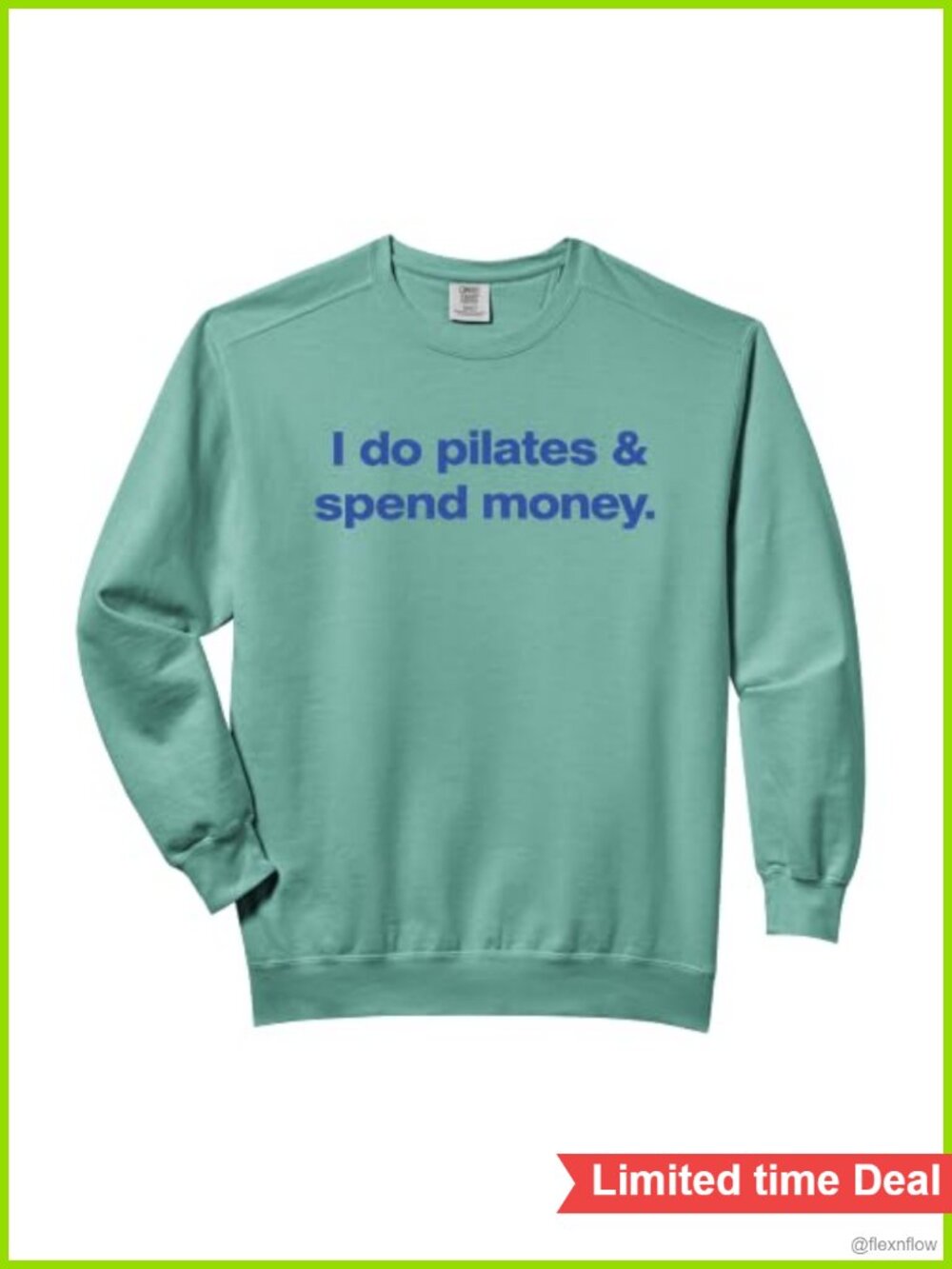 Comfort Colors Crewneck Sweatshirt Relaxed Fit Cotton Blend